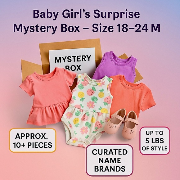 Baby Girl’s Surprise Mystery Box - Size 18-24 Months - Picture 1 of 11